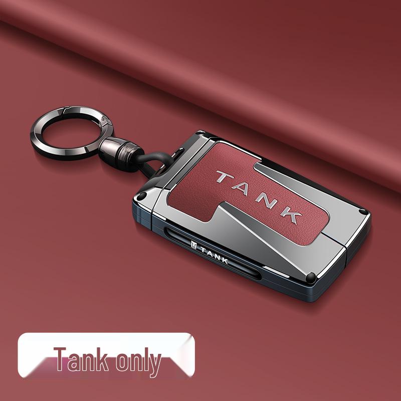 Tank 300/Wey Cyber 500 Key Case: Modified Shell Cover with Buckle - Full Car Key Protection