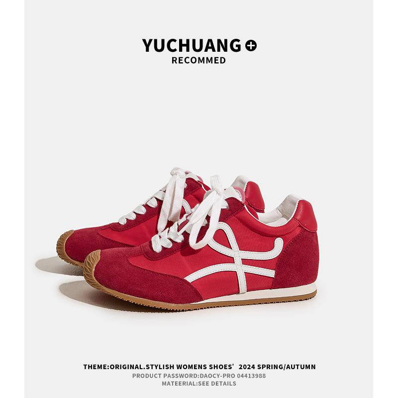 Crooked Head Retro Leather Women's Shoes Summer New Outdoor Versatile Casual Soft-soled Sports Shoes Women