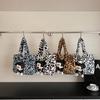 2025 Women's Large Fluffy Leopard Print Shoulder Tote Bag