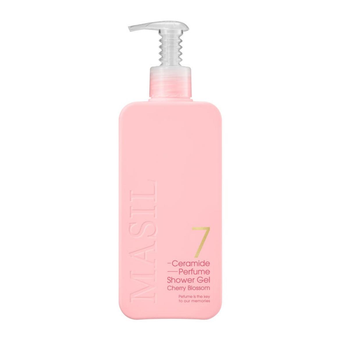 MASIL 7 Ceramide Perfume Shower Gel Cherry Blossom Deep Hydrating Body Wash 300ml