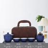 Travel Tea Set Small Set Portable Outdoor Kung Fu Tea Set Camping Travel Teapot Guochao Gifts