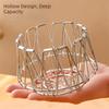 Creative Hollow Structure Foldable Fruit Basket Modern Simple Storage Basket Scalable Dessert Tray Home Sundries Holder
