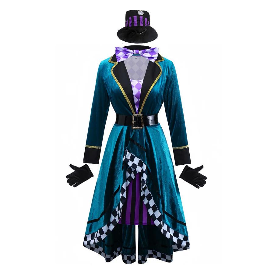 Costume da Mago Cosplay da Donna per Spettacolo Teatrale