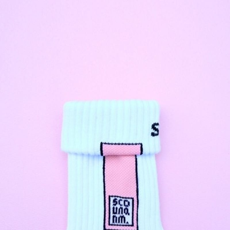 SECOND UNIQUE NAME SUN SOCKS BASIC LIGHT PINK