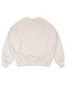 LA MAISON STUDIO Women'S Cute Bear Friends Embossed Logo Crop Sweatshirt Oatmeal (Fce1Ts308W)