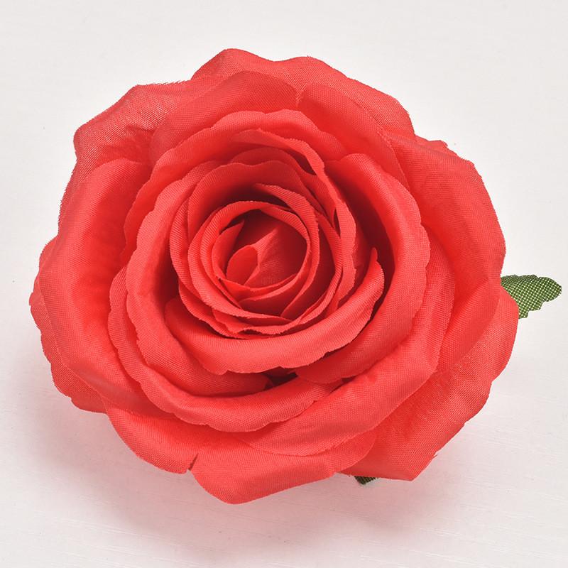 

Multi Simulated Colored Rose Head For Fake Flower Wall Wedding And Party Decor Red