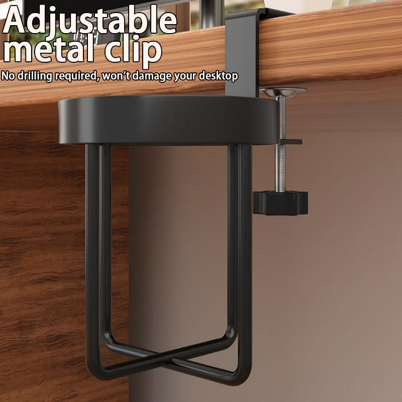 1Pcs Fixed Water Cup Holder For Office Desktop Storage Water Cup Clip Holder