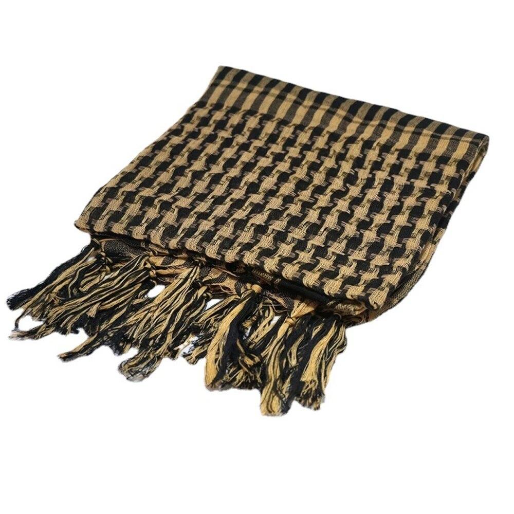 Keffiyeh Tactical Desert Scarf Wrap Shemagh Head Neck Arab Scarf Keffiyeh Scarf Wrap for Men And Women