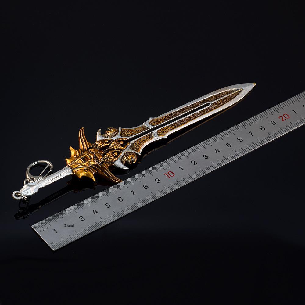 God of War 5 Kratos Sword of Olympus Anime Weapon Model – All-Metal Ornament