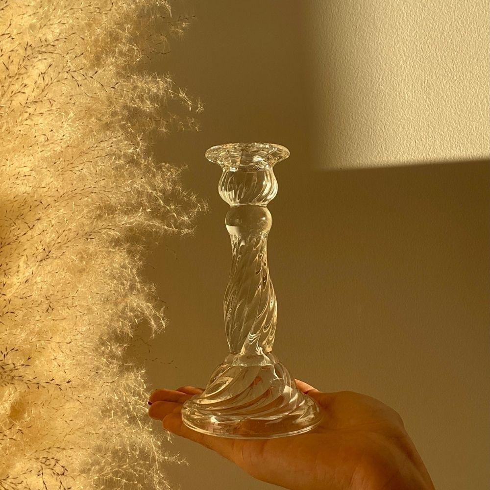 Chandelier en verre cristal