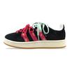 Originals CAMPUS 00er Jahre Rutschfest Abriebfest Niedrig geschnitten Skateboard-Schuhe Unisex Schwarz HQ8708(Team76-)