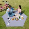 Waterproof Camping Tarp Thicken Picnic Mat Durable Beach Pad Hexagonal Tent Mat Multifunctional Tent Footprint Sun