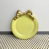 Elegante Alzatina a Forma di Fiocco per Gioielli per Orecchini Collane Storage Stile Resina Vassoio Decorativo Regalo per Donne