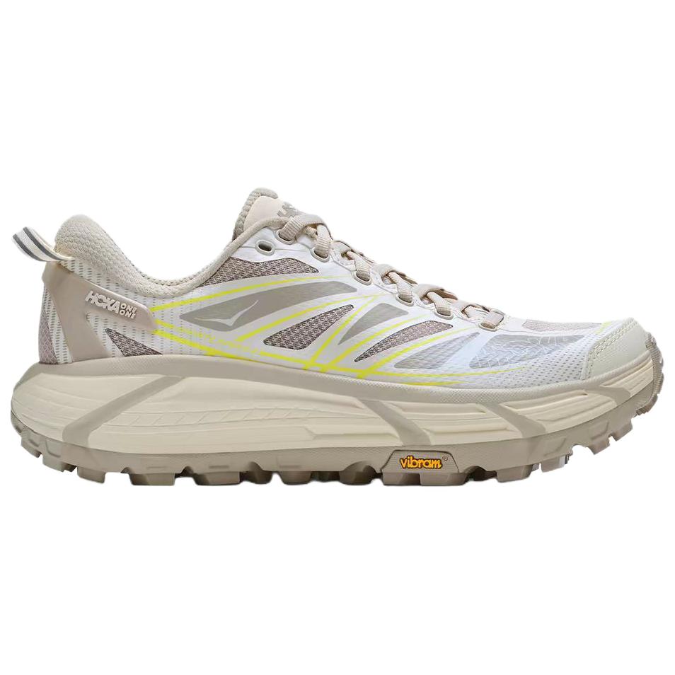 HOKA One One Mafate Speed 2 Trail Running Shoes Unisex Low Top Elegant Stone White/River Stone Gray 1126851-ARRV