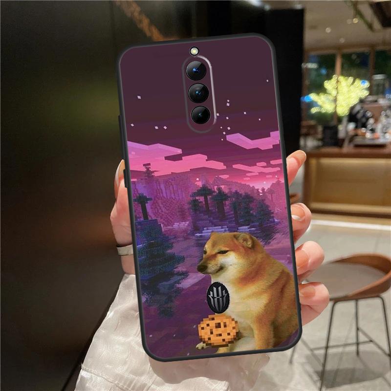 Doge Case For ZTE Nubia Red Magic 11 10 9 8 9S 8S 10S Pro Plus 6 7 6S 7S For RedMagic 10 Air Cover