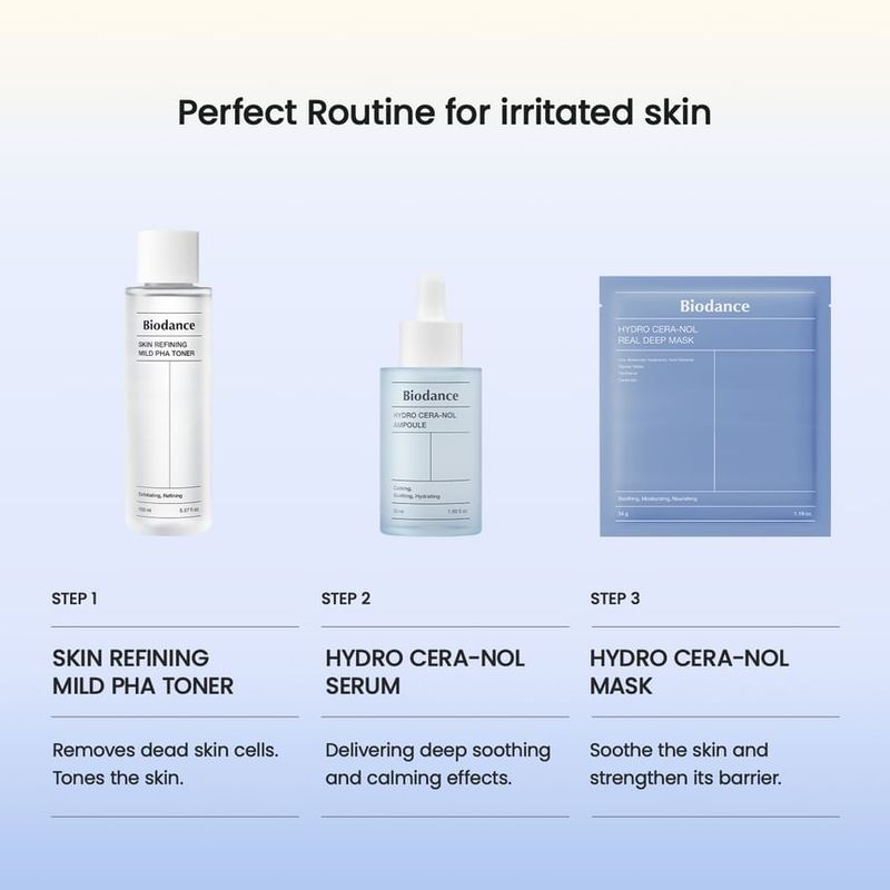 Biodance Bundle: Bio Collagen - Real Deep Mask Set + Refreshing Sea Kelp Real Deep Mask Set + Hydro Cera-nol Real Deep Mask Set