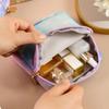Borsa Porta Assorbenti con Gradiente, Pochette Mestruale Portatile, Organizer Impermeabile per Cosmetici per Tampax Assorbenti, Mini Custodia per Auricolari