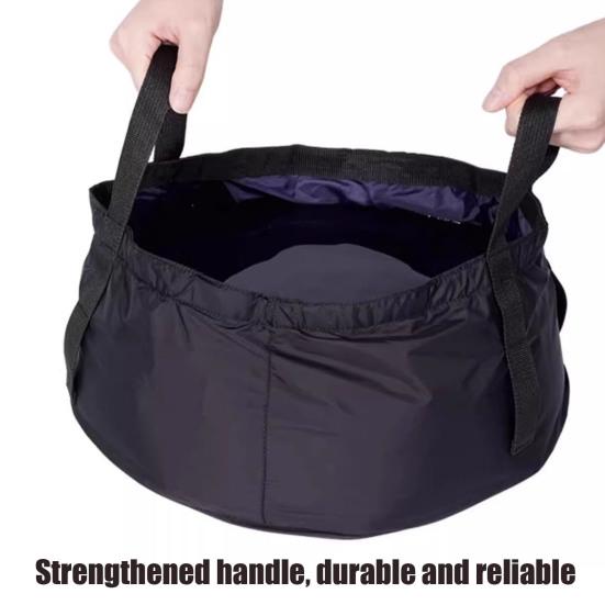 Portable Foldable Water Basin with Thickened Oxford Fabric 8.5L Collapsible Sink for Camping Travel Outdoor Multi-Purpose Washing Tub for Fruits Feet