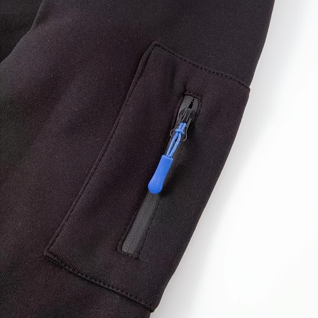 New Men's Hoodie Quarter Zip Hoodies Pocket Sports&Outdoor Streetwear Cool Casual Spring Fall Clothing Hoodies Sweatshirts