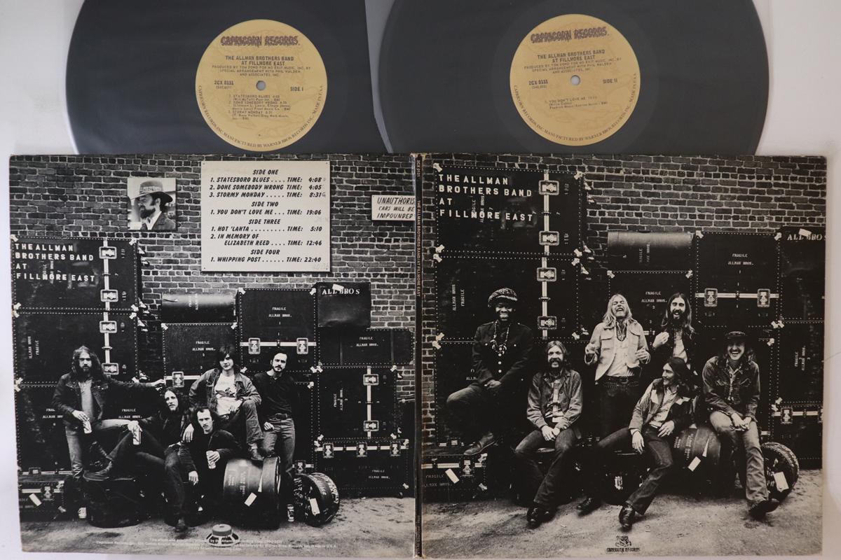 

LP Пластинка ALLMAN BROTHERS BAND - At Fillmore East 2CX0131 CAPRICORN 1974 US Рок Б/У