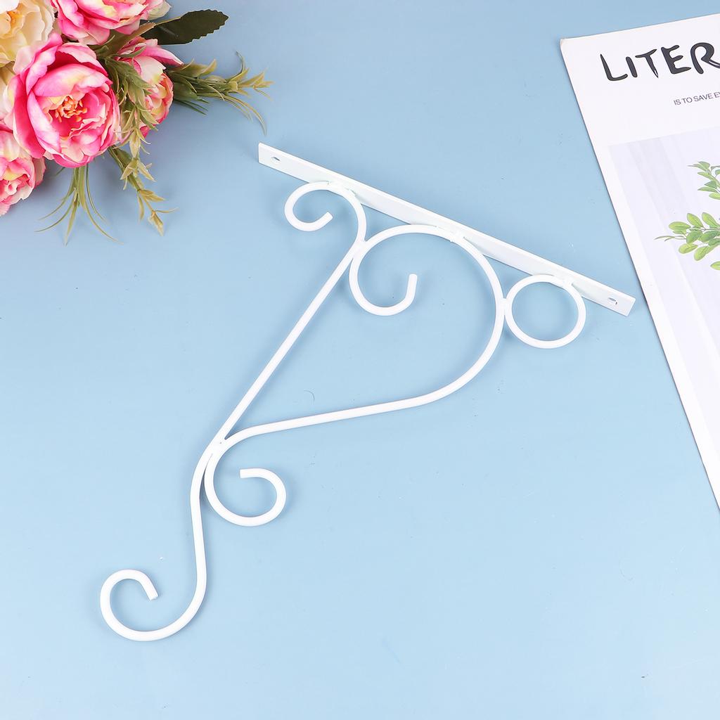 Buy 2 Pcs Flower Basket Hangers Iron Wallmounted Decorative Hanging