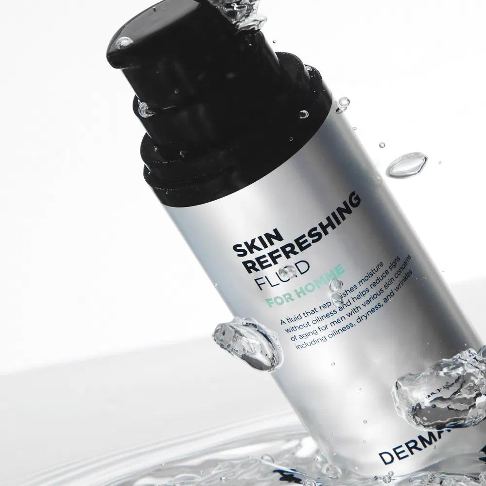 Dermafirm Skin Refreshing Fluid For Homme Hydrating Balancing 120ml Men Daily Moisturizer All In One Lotion