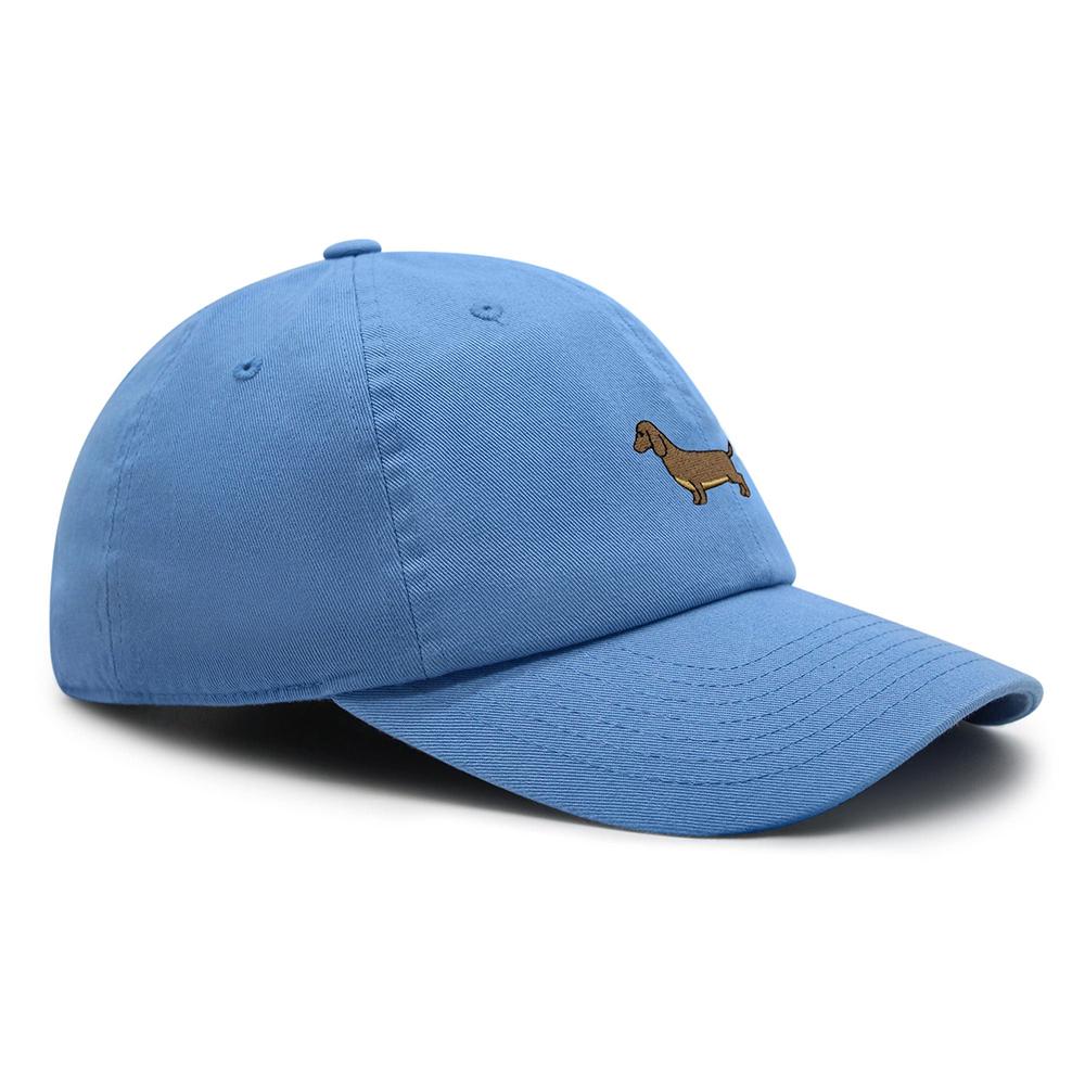 Puppy Dog Dad Hat Dachshund Baseball Cap Cute Embroidered Women Summer Cotton Sun Hat Unisex Trucker Hats