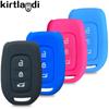 Silicone Car Key Case Cover For Dacia Logan  For Renault Twingo 3 Duster Captur Logan Laguna Scenic Key Cover Remote Shell