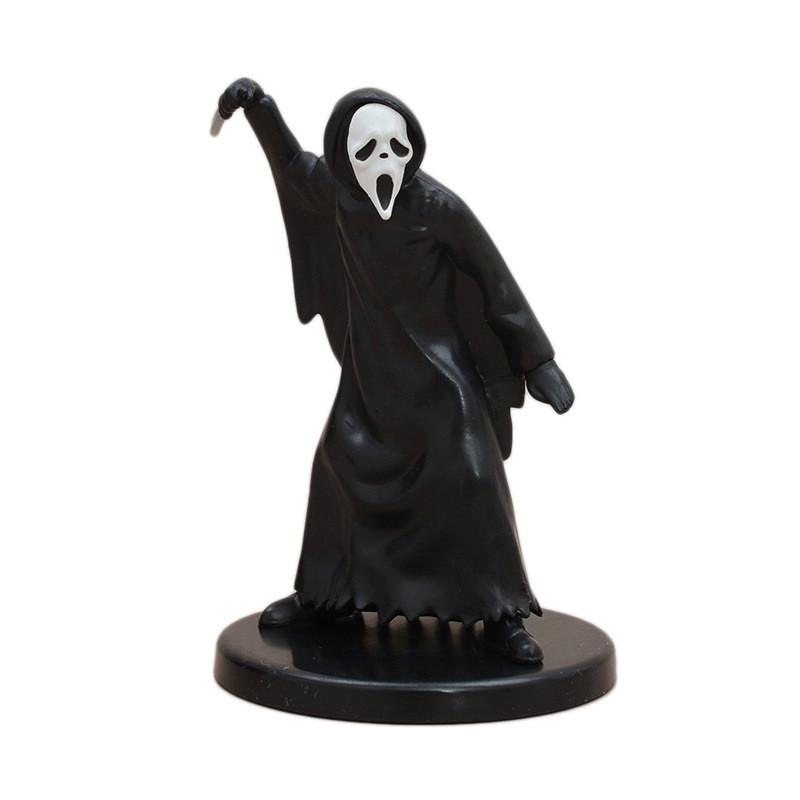 Scream Ghost Pvc Action Figures Model Toy Desktop Decoration Cartoon Gift Kids