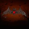 Metal Rhinestone Crowns Dark Halloween Tiara Simple Halloween Bat Hairband  Party