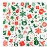 100PC Oil-Proof Paper Baking Wrapping Paper Christmas Theme Greaseproof Paper for Kitchen Sandwich Burger Wrapping Paper Plate