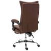 Office Chair Brown Fabric