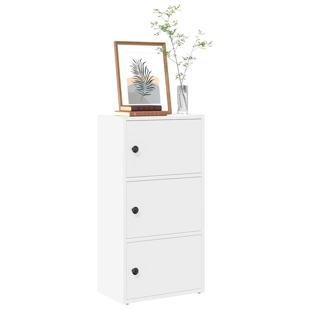Bookshelf White 40 x 24 x 77 cm Particleboard