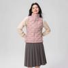 Pinghu down jacket women's vest light and thin down stand-up collar vest autumn and winter new ladder pressure vest tide