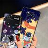 Cartoon Astronaut Hülle für Xiaomi Poco F8 X3 X4 X5 X7 Pro F3 C71 M5 F1 C50 M3 M4 M7 C75 C61 Funda Handyhülle
