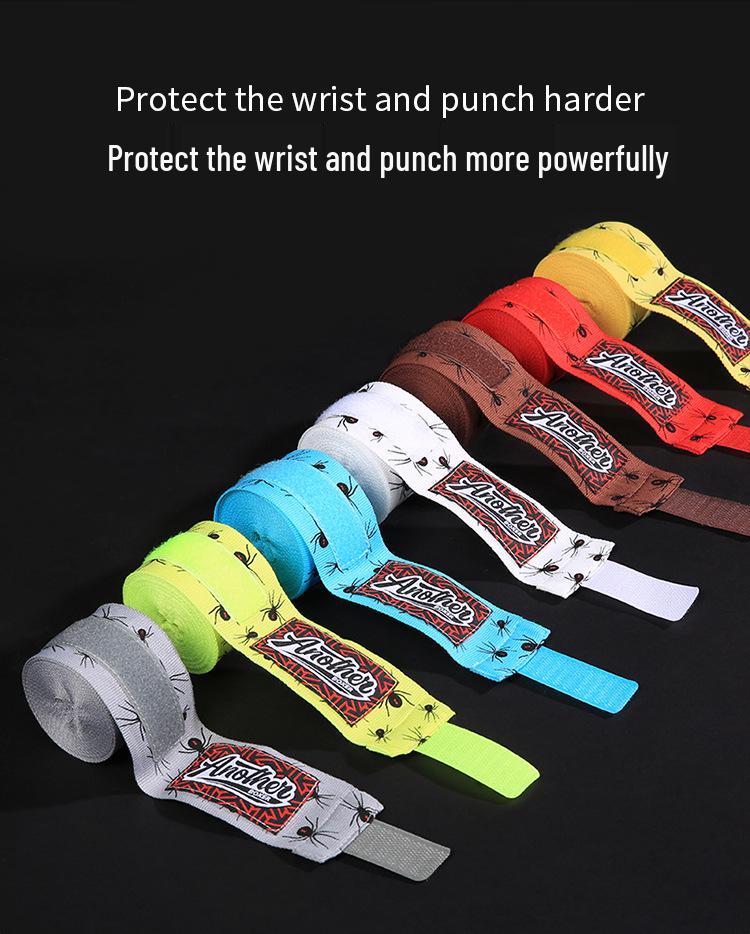 5m Elastic Boxing Hand Wraps - Training & Competition Model, Printed Fighting Bandages