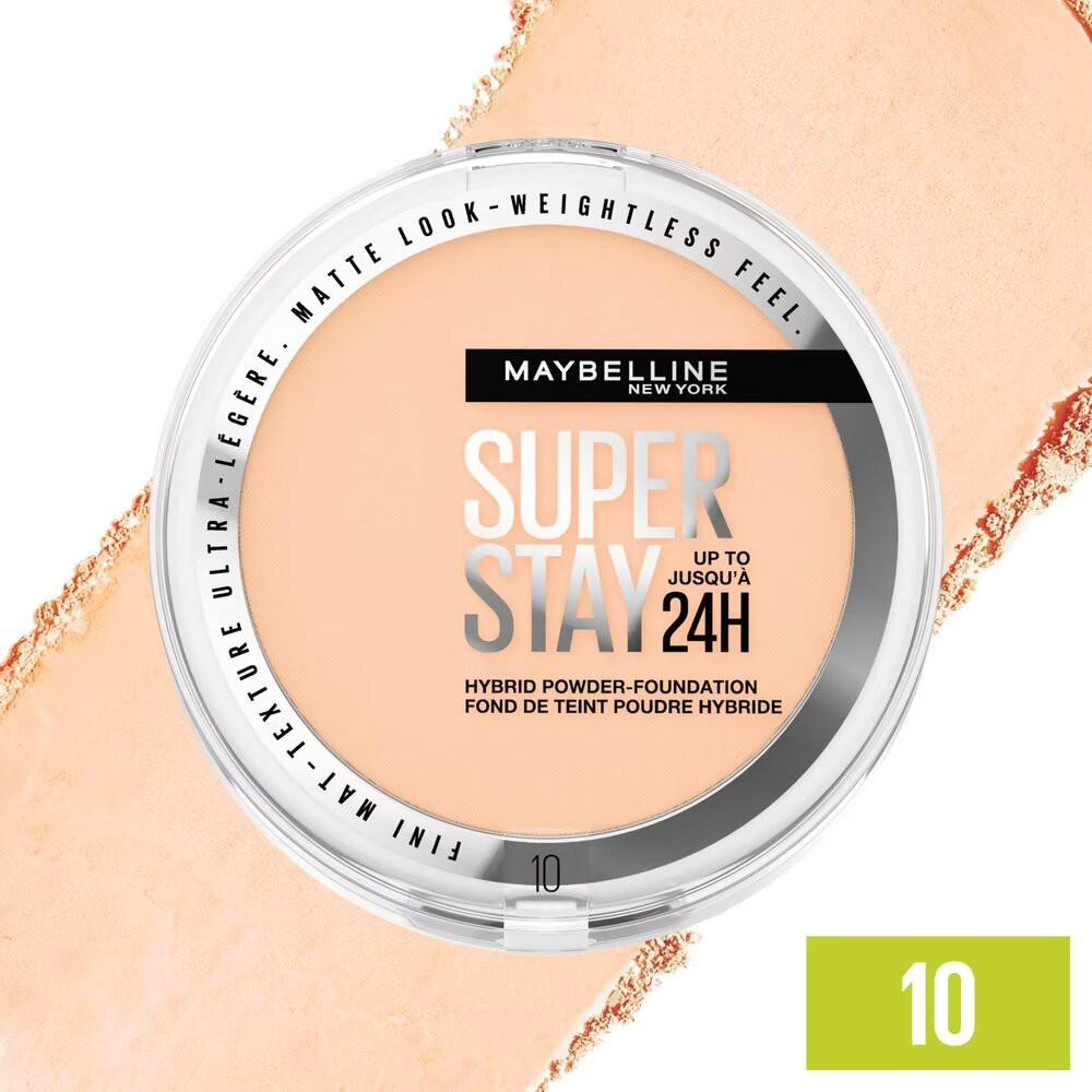 MAYBELLINE NEW YORK Fond de ten pudră hibrid Superstay 24H - 10 - 