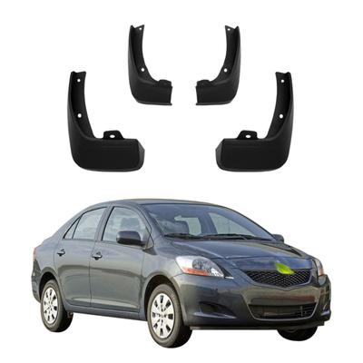 4PCS Splash Guards Mudguards Compatible with Toyota Yaris/ Vios /Belta Sedan 2007 2008 2009 2010 2011 2012 2013