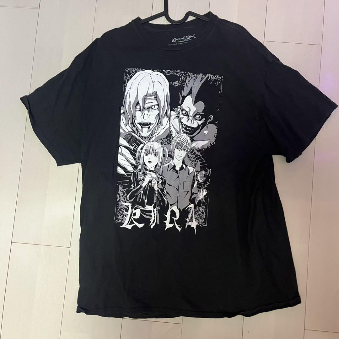 

[USED] Death Note T-shirt, XL size, black, anime T-shirt, international official