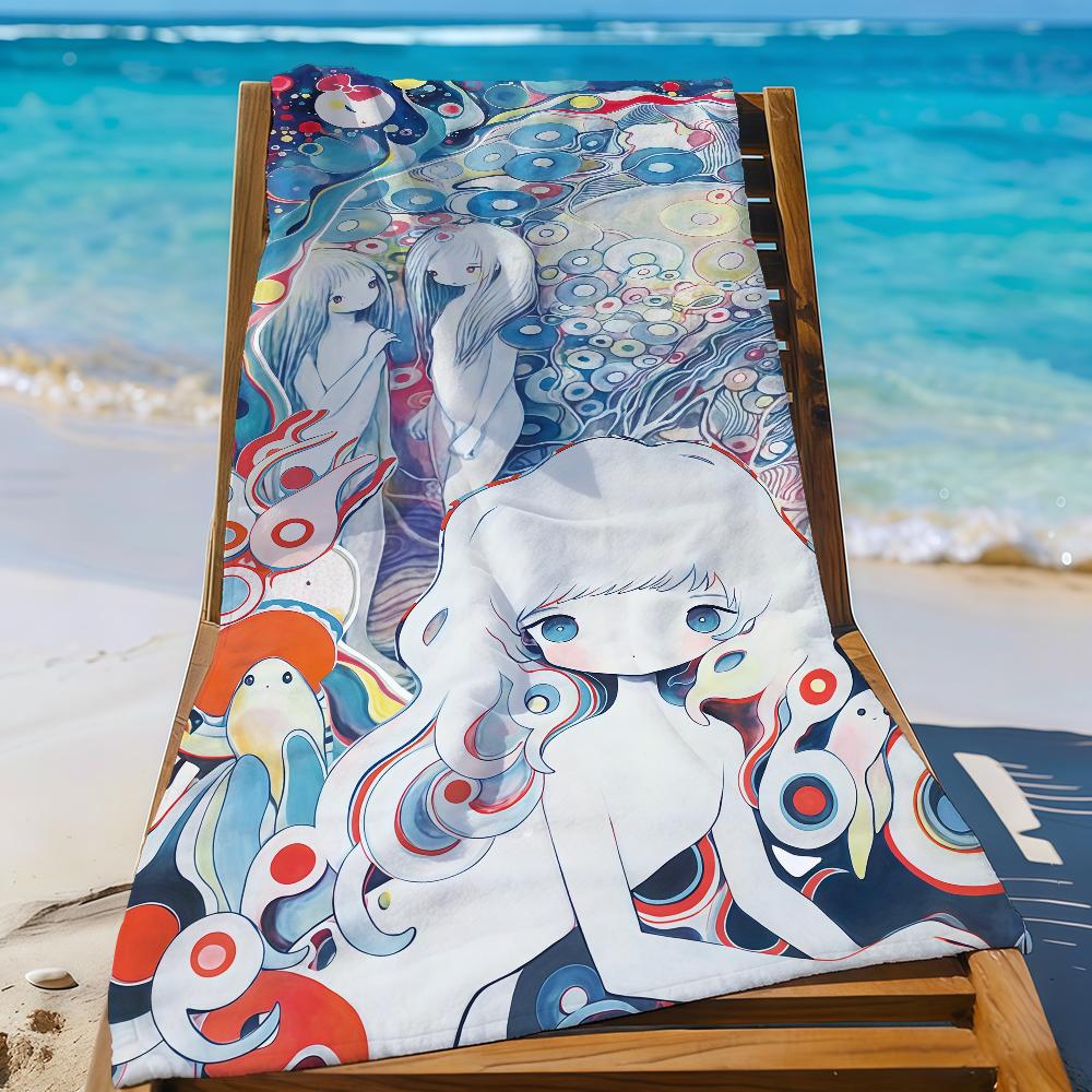 Singer K-Kikuo Towel Sports Quick Dry Travel Camping Gear Sandproof Soft Light Large Beach Towel