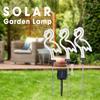 3pcs/Set Flamingo Neon Signs Light Solar Garden Decor Waterproof Stake Lawn Lamps Gift Courtyard Wedding Party Festival Decor