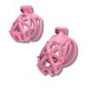 26 New Diamond Stud Male Chastity Cage 4 Free Rings Dual Soft Spikes CB Lock Penis Restraint for Men Adult Intimate Sex Toy 18+