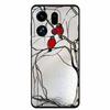 3D Blumen Hülle Für Oppo Find X9 Pro 5G Hülle Prägung Relief Floral Schwarzes Silikon Weiche Rückseite Hülle Für Oppo Find X9 Pro Hülle Funda