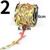 10m DIY Knit Hemp Rope Ribbon Cord 3D Leaf Woven Sold By The Roll for Hat Craft