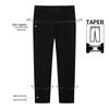Men's Relaxed Fit Tapered Cropped Casual Pants