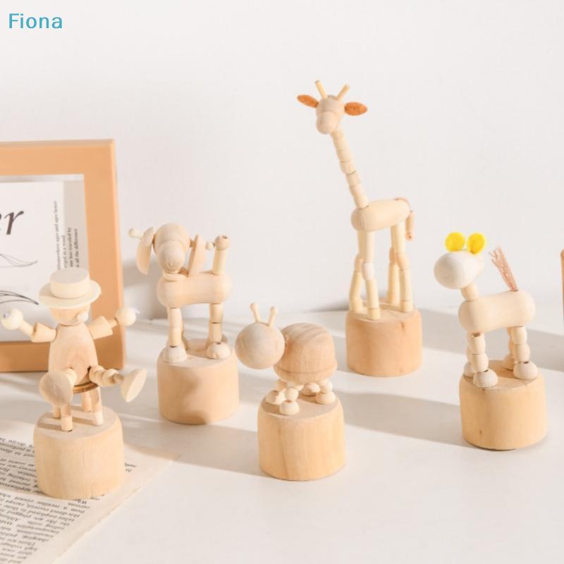 Artikulierte Holztiere & Figuren Spielzeug, Miniatur posierbare Holzpuppen für Schreibtischdekoration & Kinderspiel