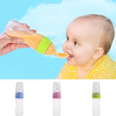 Silicone Rice Spoons Food Tool Baby Feeder Food Dispensing Baby