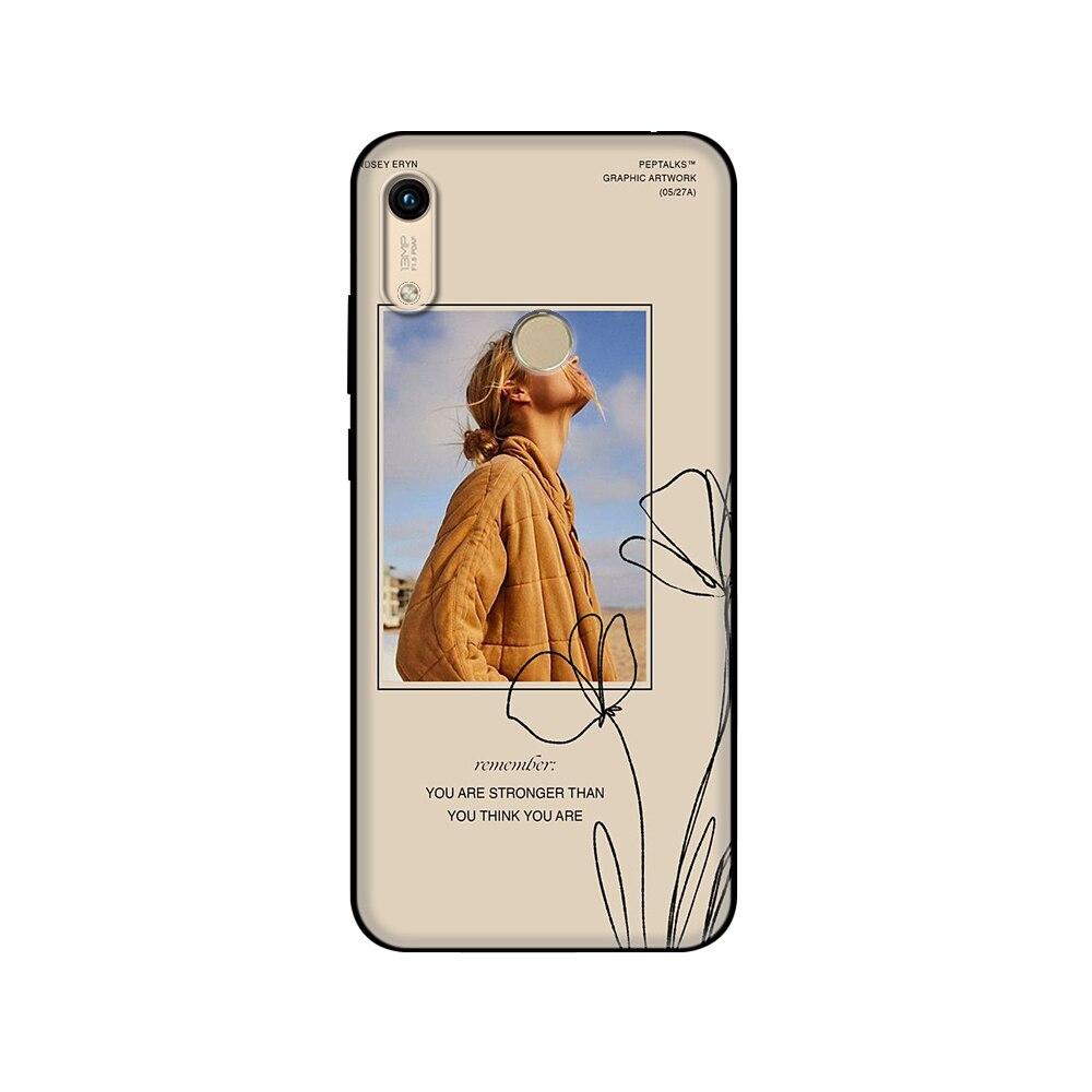 Für Honor 8A Hülle Für huawei Honor 8A prime Hülle Silikon TPU Rückseite Handyhülle schwarze TPU Hüllepink Anime Weltraum Auto