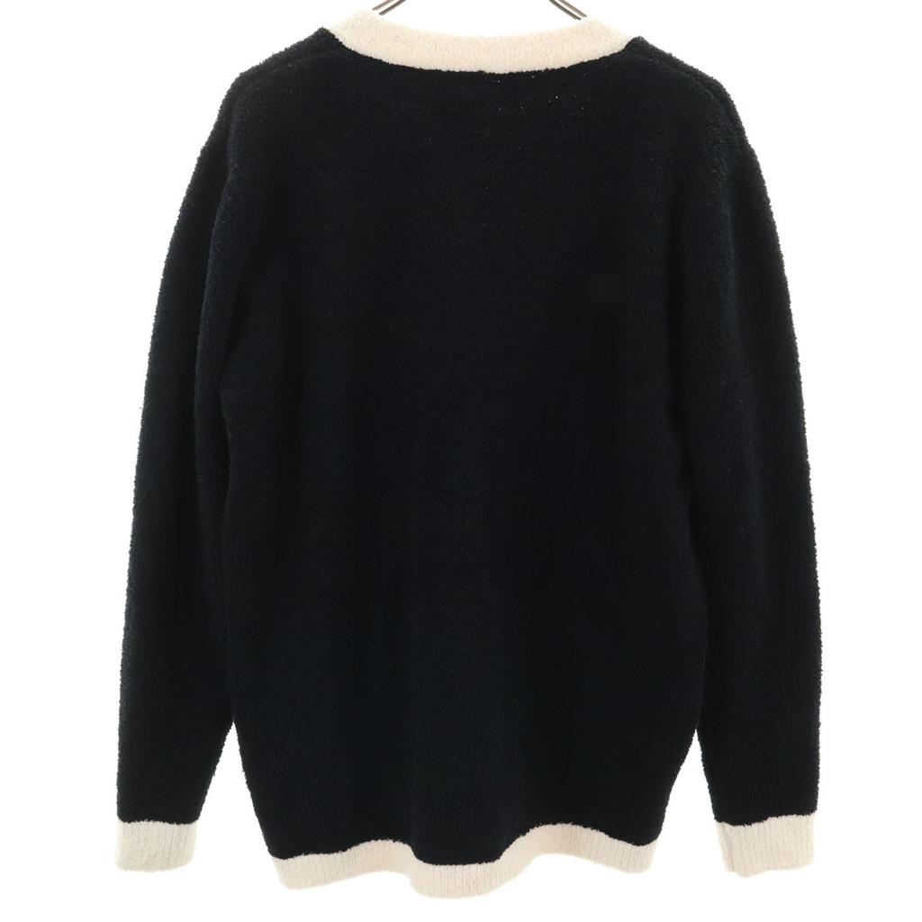 Kashwere Long Sleeve V Neck Cardigan L Black Women Used