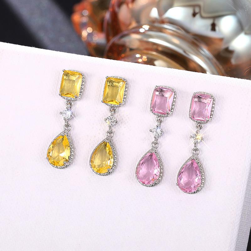 Medium And Long Fashion Water Drop Earrings, Personalized Geometric Earrings, Earrings